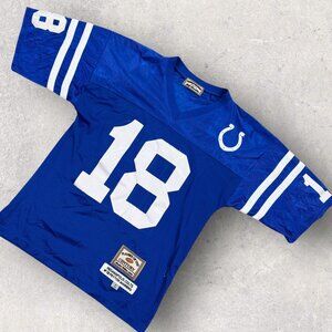 NFL Peyton Manning 18 Colts Jersey Limited Edition 2004 Players of Century Sz 48